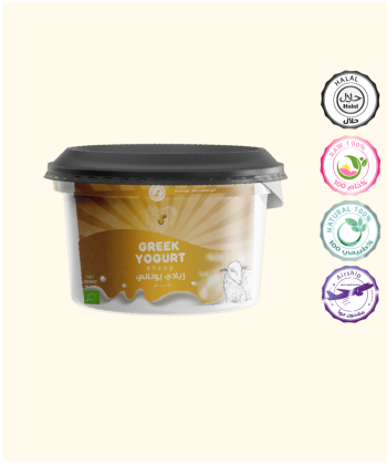 زبادي غنم يوناني عضوي 200 جرام