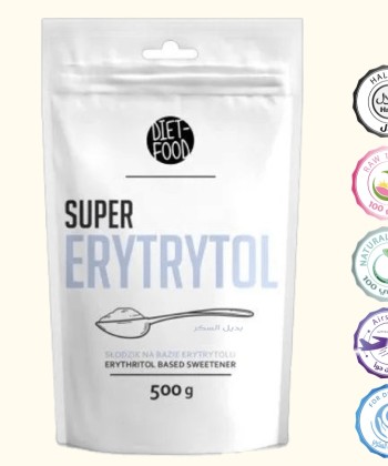 بديل سكر طبيعي (erythritol) 500 جرام