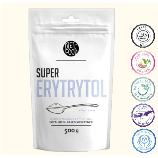 بديل سكر طبيعي (erythritol) 500 جرام