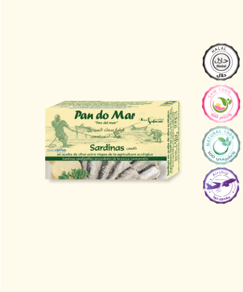 فيلية سمك السردين 120 جرام (في زيت الزيتون العضوي) بالليمون فيلية سمك السردين 120 جرام (في زيت الزيتون العضوي) بالليمون