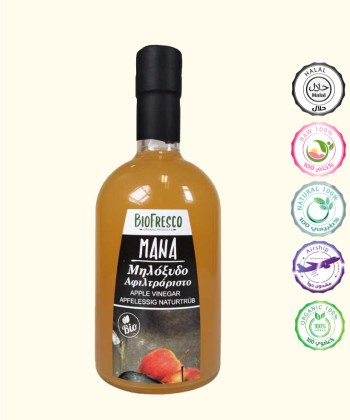 خل التفاح (bio) العضوي 500 مل