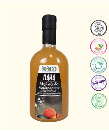 خل التفاح (bio) العضوي 500 مل