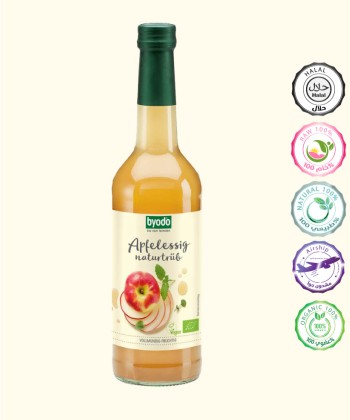 خل التفاح العضوي (نباتي) 500 مل 