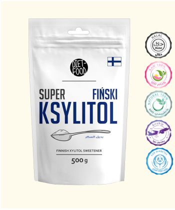 بديل سكر طبيعي (xylitol) 500 جرام 