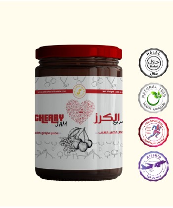 مربى الكرز مع عصير العنب 350 جرام مربى الكرز مع عصير العنب 350 جرام
