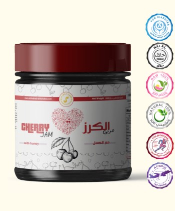 مربى الكرز مع العسل 370 جرام مربى الكرز مع العسل 370 جرام