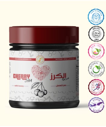 مربى الكرز مع العسل 370 جرام مربى الكرز مع العسل 370 جرام