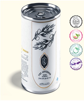 زيت زيتون بكر ممتاز بريميوم 90 مل (عبوة معدنية)