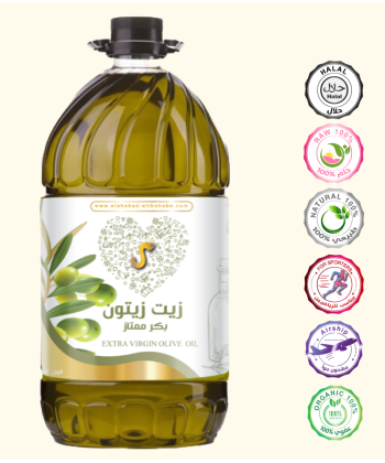 زيت زيتون بكر ممتاز ٥ ليتر 