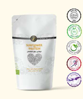 بروتين نباتي دوار الشمس 350 جرام بروتين نباتي دوار الشمس 350 جرام