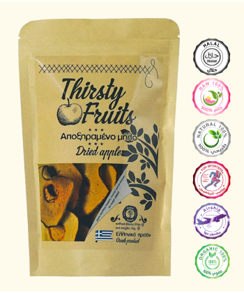 فاكهه مجففه تفاح -عضوي 35 جرام