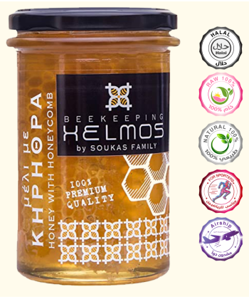 عسل البرتقال مع قرص العسل  350 جرام