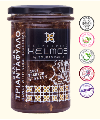 عسل مع بتلات ورد الجوري 100 جرام