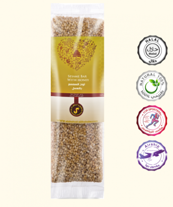 لوح السمسم مع العسل (قطعة واحدة ) 75 جرام  لوح السمسم مع العسل (قطعة واحدة ) 75 جرام