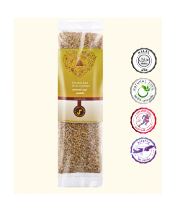 لوح السمسم مع العسل (قطعة واحدة ) 75 جرام 