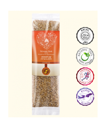 لوح السمسم مع العسل ونبق البحر (قطعة واحدة) 75 جرام